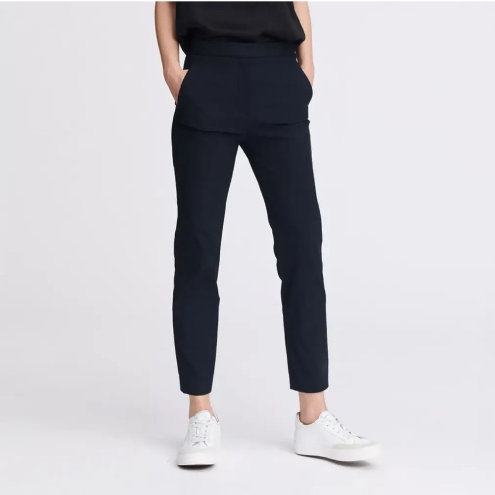 rag & bone Navy Straight-Leg Trousers / Slim Fit